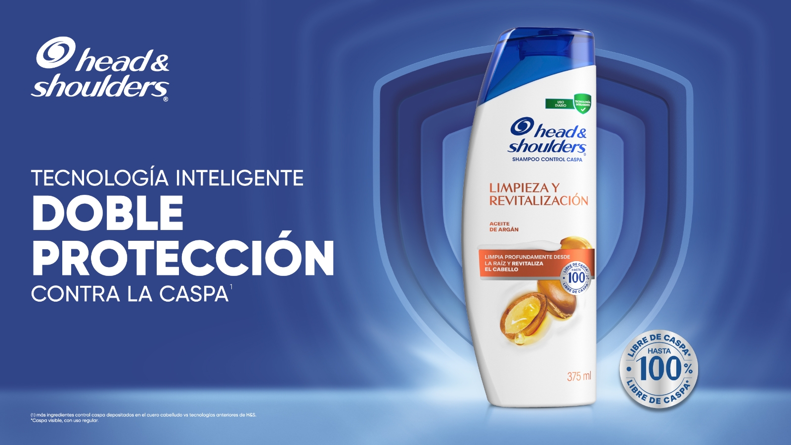 SHAMPOO HEAD & SHOULDERS LIMPIEZA Y REVITALIZACIÓN ACEITE DE ARGÁN Lifestyle 1